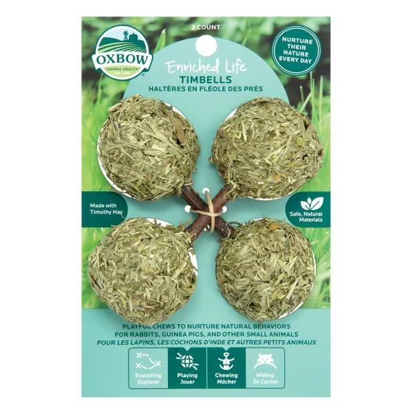Oxbow Enriched Life Timbells – pack of 3 (6 count)