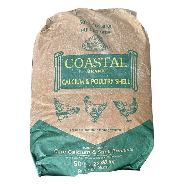 Oyster Shells for Laying Hens, 50 lb
