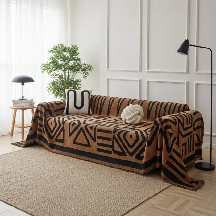 Pet Couch Cover – Boho Brown