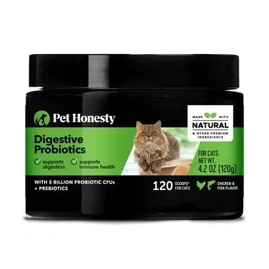 Pet Honesty Digestive Probiotic Powder for Cats