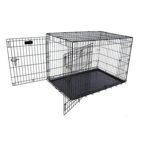 Petmate, Petmate 2 Door Training Retreat Dog Kennel, Black, 42 Inches
