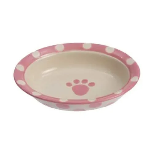 Petrageous Designs Polka Paws 椭圆形碗