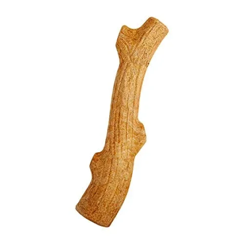 Petstages Dogwood Real Wood Blended Durable Chew and Fetch Stick Dog Toy – Medium