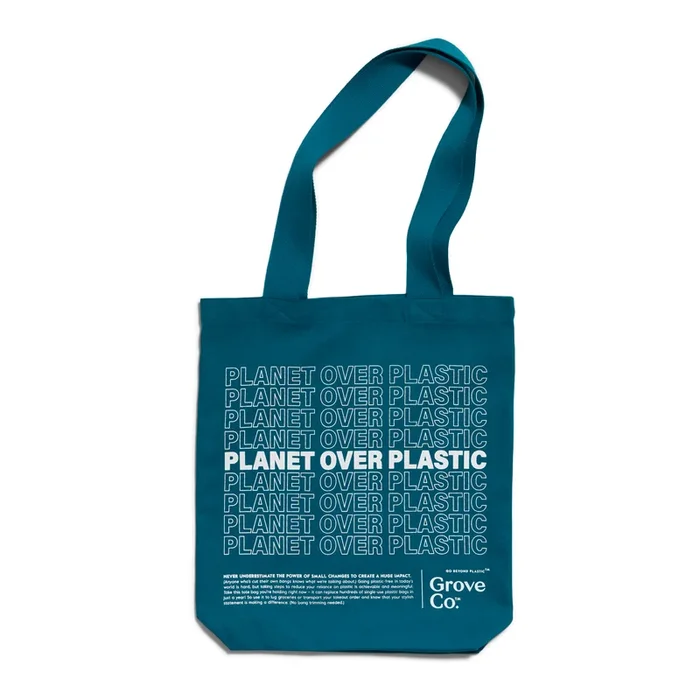 ‘Planet Over Plastic’ Reusable Tote Bag