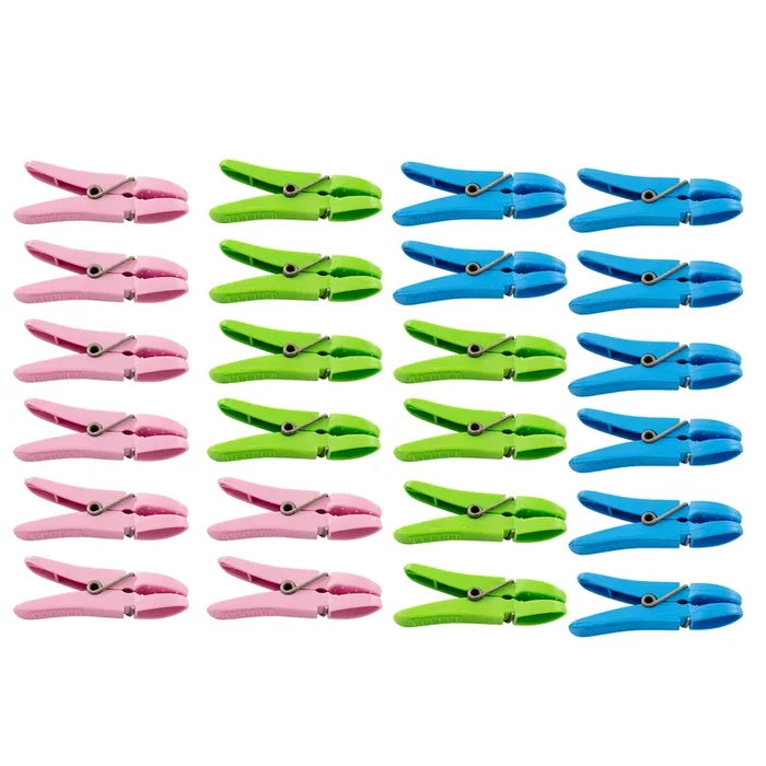 PolyGrip Clothespins 24-Count