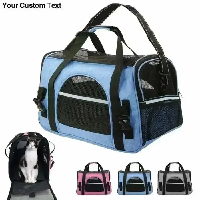 Portable Cat Bag Backpack Breathable Mesh Pet