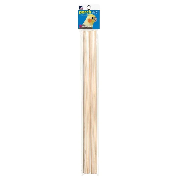 Prevue Hendryx Bird Perch – 17″ x 0.75″ dia – 2 pk