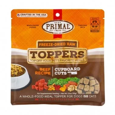 Primal Freeze Dried Cupboard Cuts Toppers for Cats & Dogs