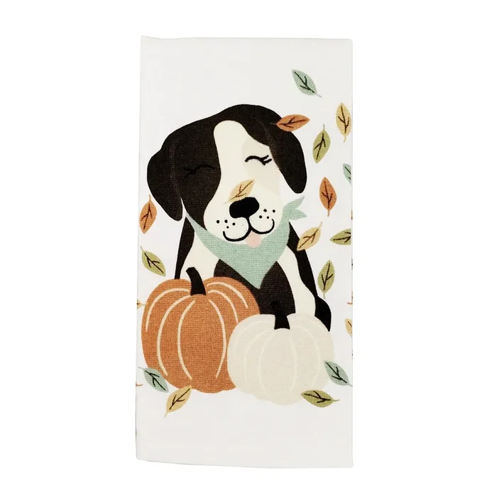 Pumpkin Pooch Dual Kitchen Towel 18323