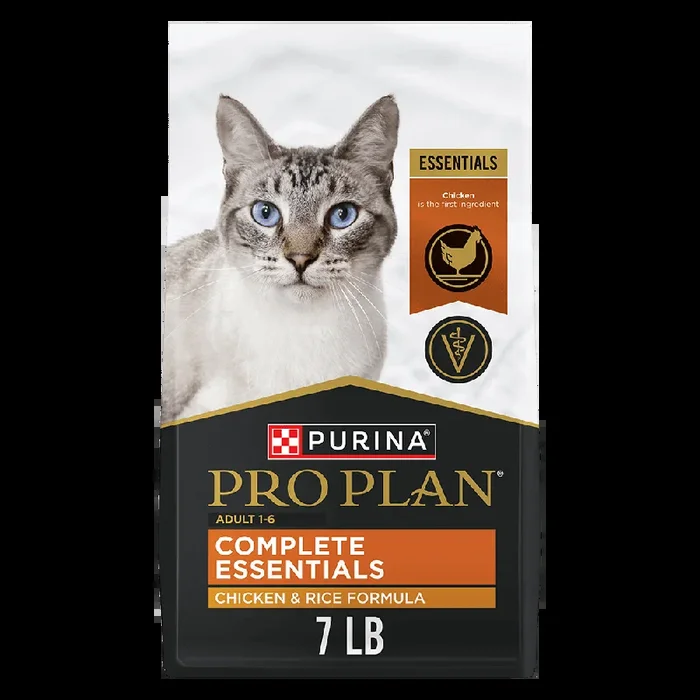 Purina Pro Plan Complete Essentials Chicken and Rice Formula Dry Cat Food