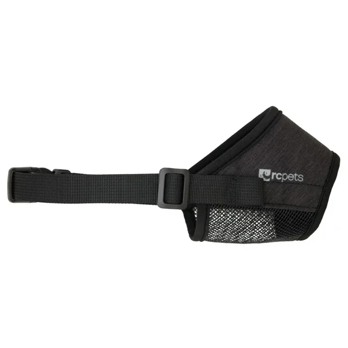 RC Pet Products Soft Fit XS Black Dog Muzzle