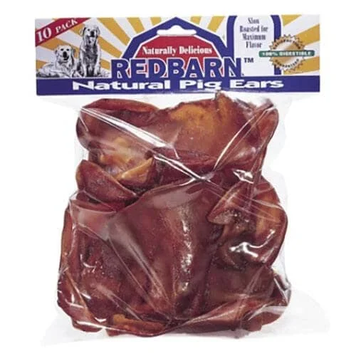 Red Barn Natural Pig Ears Natural Dog Chews – 100 Count