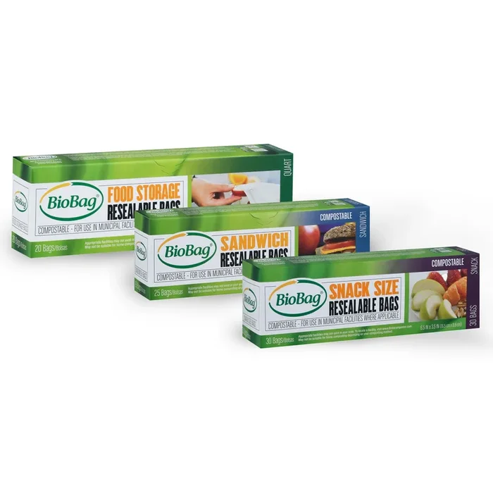 Resealable Food Storage Bag Set