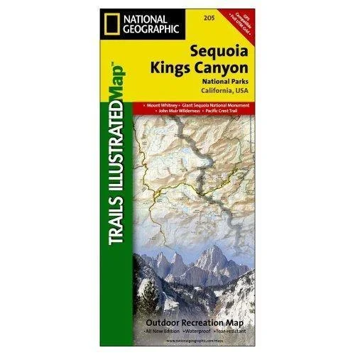 Sequoia National Park Trail Map