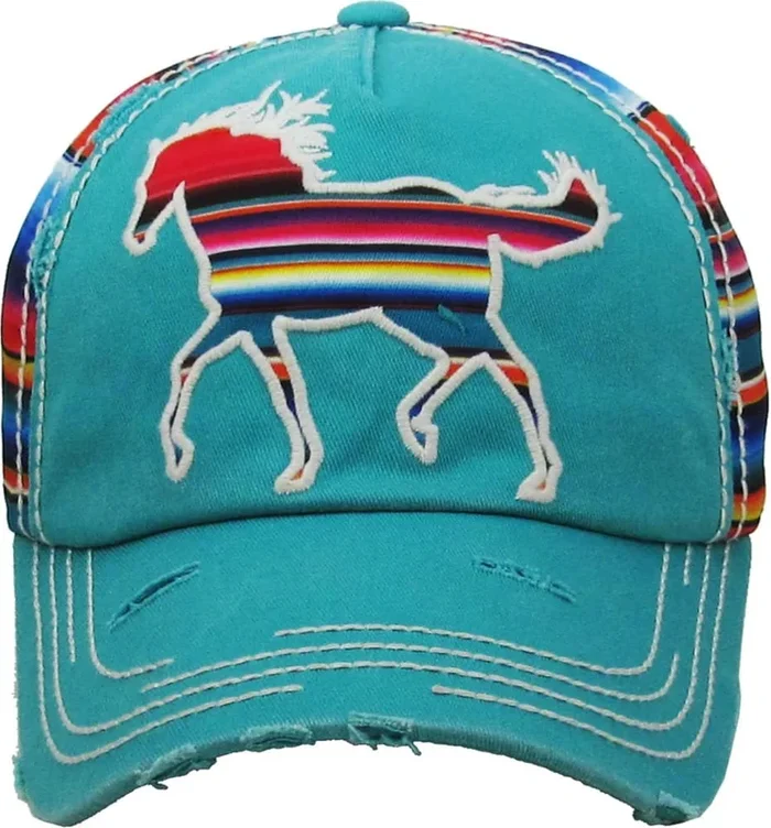 Serape Horse Washed Vintage Cap