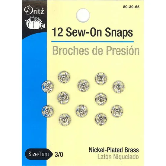 Sew On Snaps 80-30-65