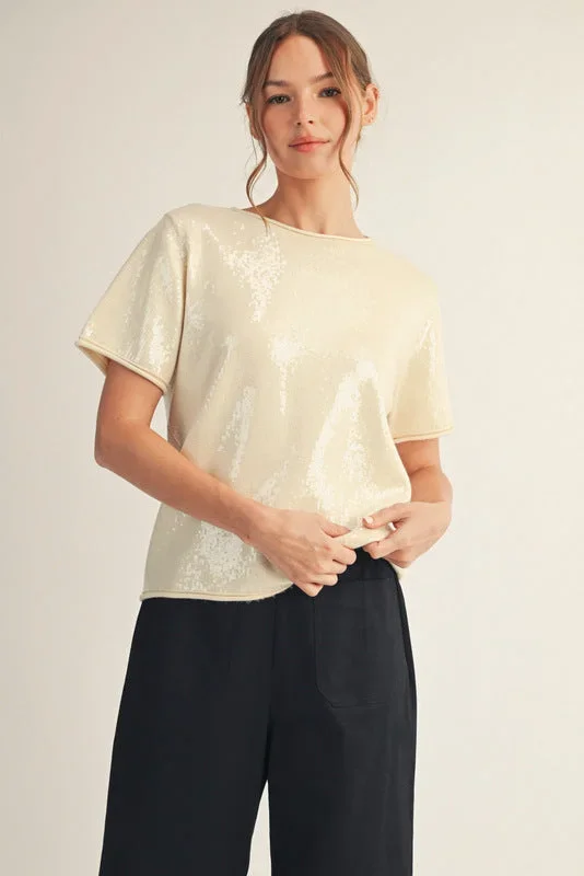 Shimmer Luxe Sequin Top