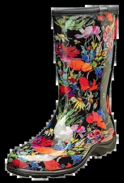 Slogger Rain Boots – In Fields Black