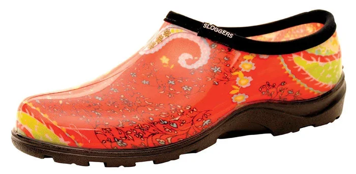 SLOGGERS SHOE RED PRT 7