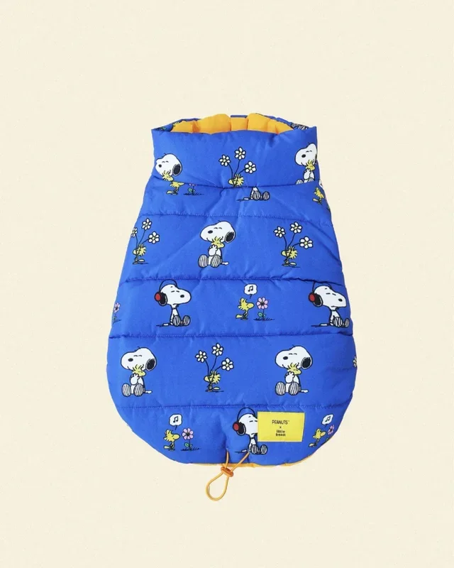 Snoopy and Woodstock Dog Puffer Jacket