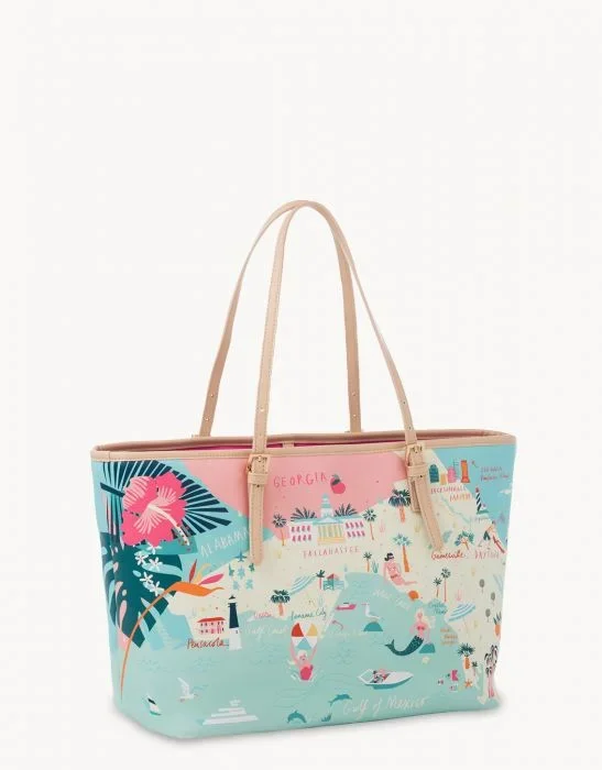 Spartina 449 Florida Map Tote