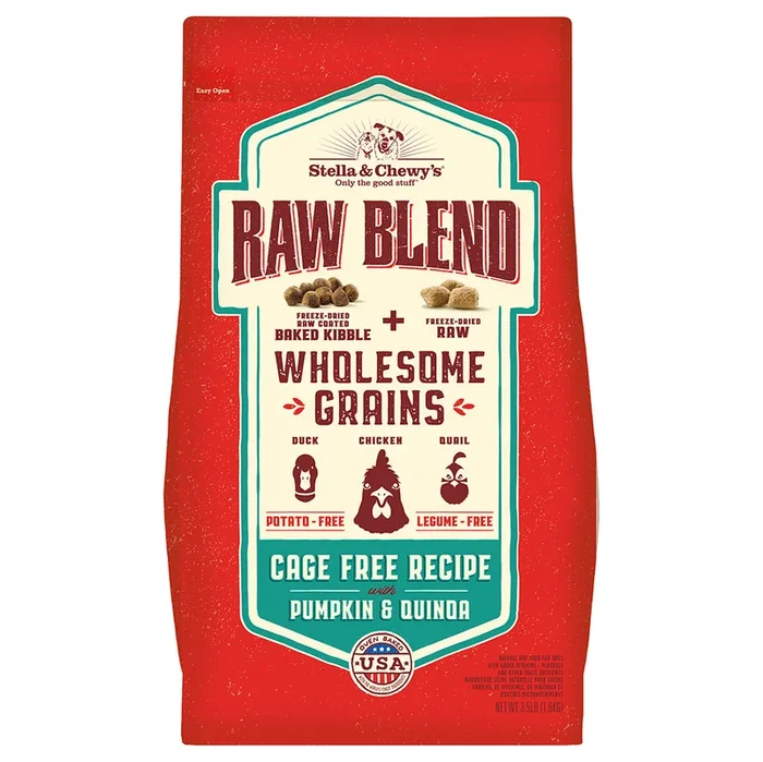 Stella & Chewy’s Raw Blend Wholesome Cage Free Dry Dog Food – 3.5 lb