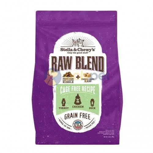 Stella & Chewy’s Raw Poultry Blend Dry Cat Food- 10 lbs