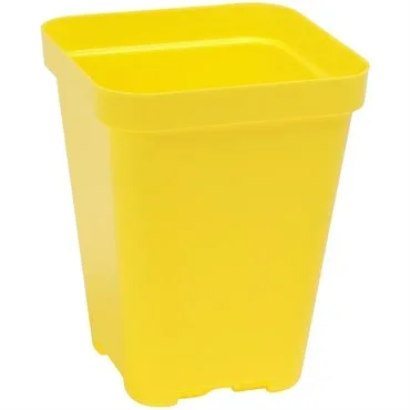 Sunpack 3.3″ Square Pot, Yellow