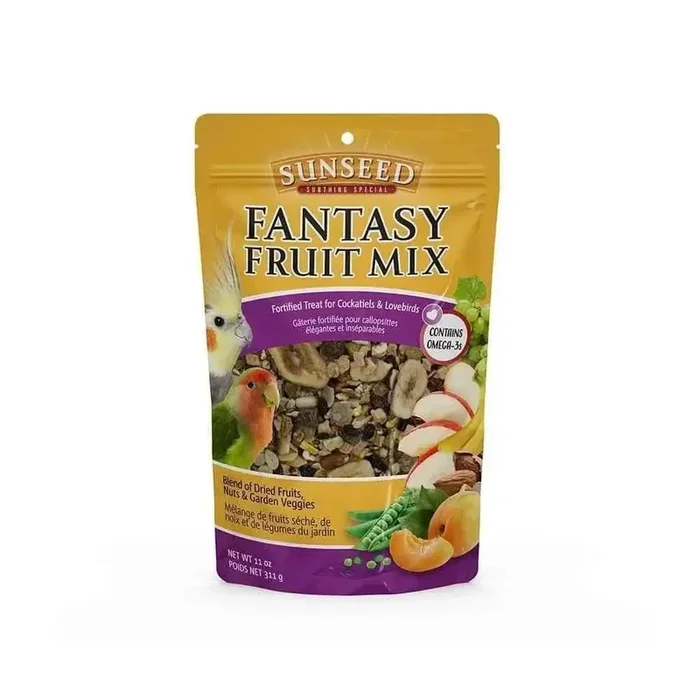 Sunseed® Fantasy Fruit Mix Treats for Cockatiels & LoveBirds 11 Oz