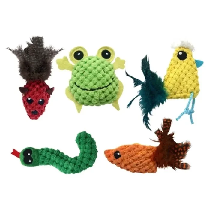 Surtido de juguetes para gatos MULTIPET KNOBBY KNITS S