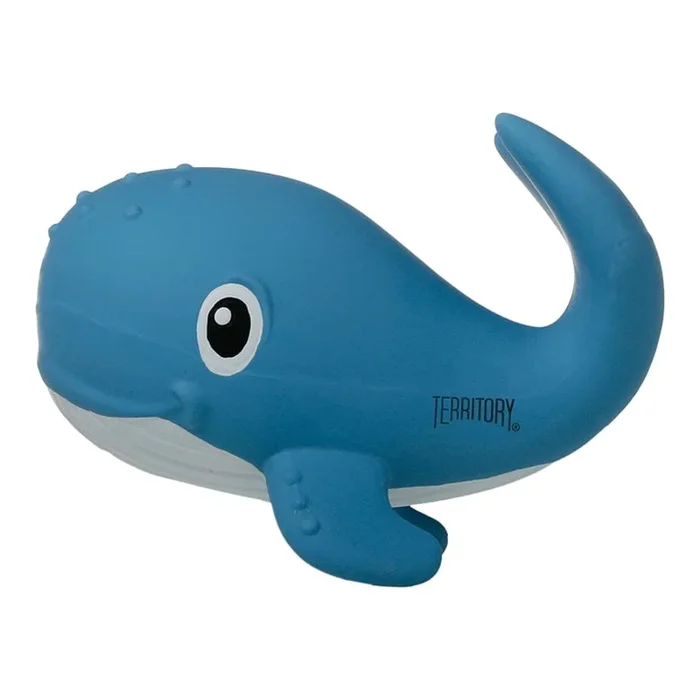 Territory Whale Squeaker Latex Chew Dog Toy – 6.5 Inches