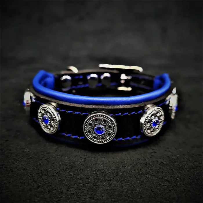 The “Bijou” handmade puppy collar