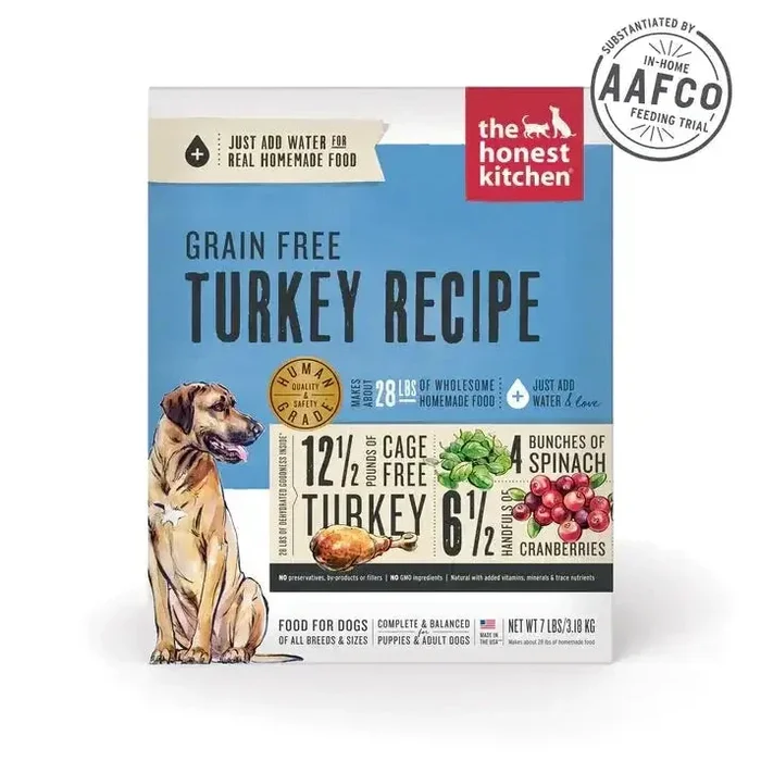 The Honest Kitchen Dehydrated Grain Free Turkey Recipe Dog Food,