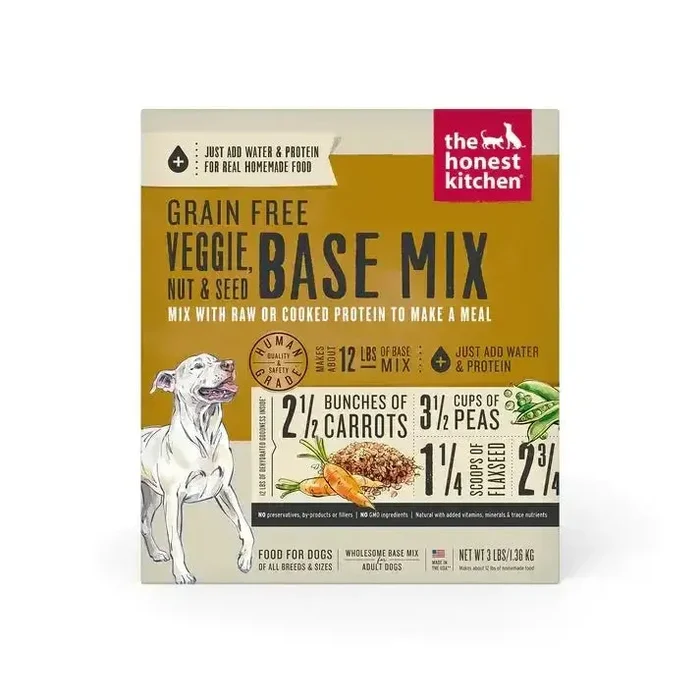 The Honest Kitchen Dehydrated Grain Free Veggie, Nut & Seed Base Mix Recipe Dog Food