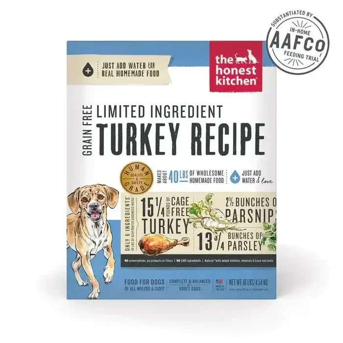 The Honest Kitchen Dehydrated Limited Ingredient Turkey Recipe Dog Food