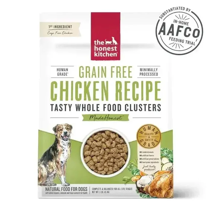 The Honest Kitchen Whole Food Clusters Grain Free Chicken Dry Dog Food