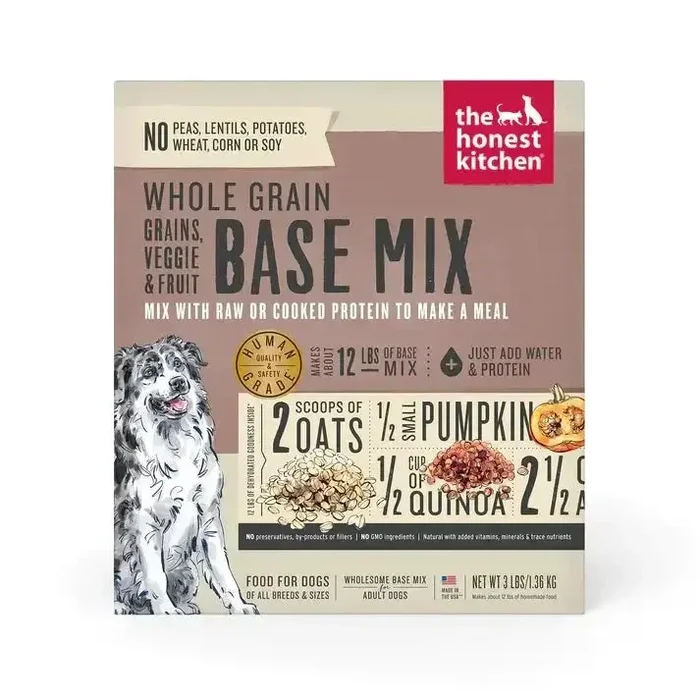 The Honest Kitchen Whole Grain, Veggie & Fruit Base Mix Dehydrated Dog Food