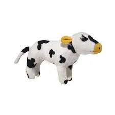 Thoozy Wild Tugz Cow Dog Toy, 18″