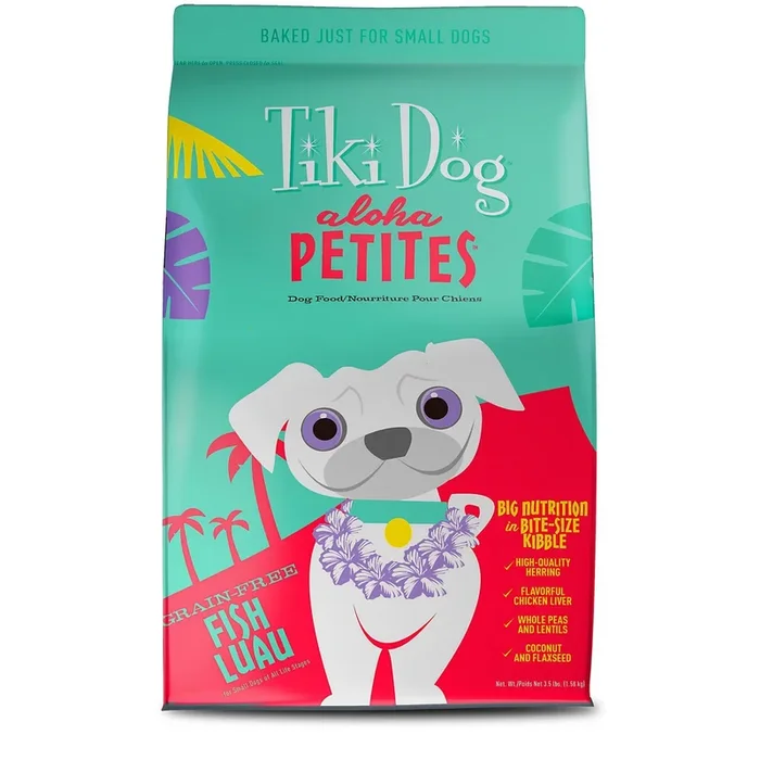 Tiki Dog Aloha Petites Fish Lua Dry Dog Food – 3.5 lb Bag