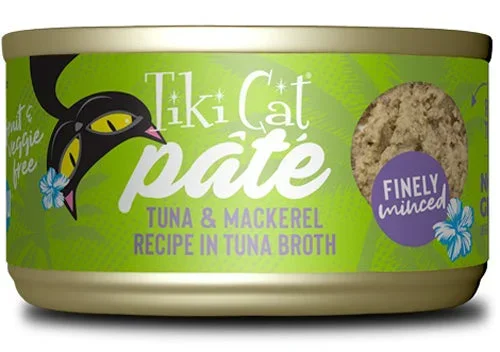 Tiki Pet Cat Luau Pate Ahi Tuna and Mackerel 5.5oz. (Case of 8)
