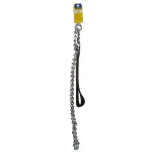 Titan Chain Lead with Nylon Handle – Black