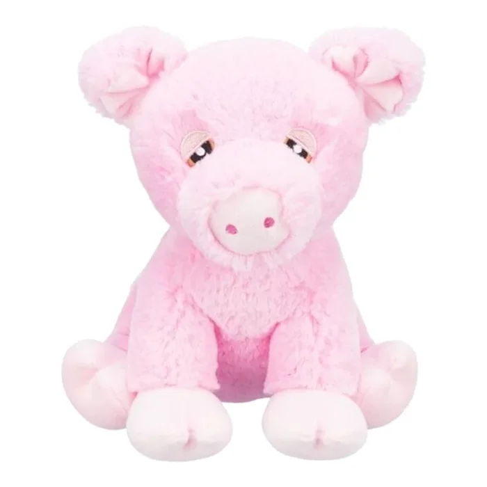 Trixie Pet Products Piggy Edison Eco-Friendly Squeak and Plush Dog Toy