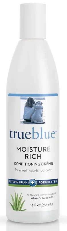 TrueBlue Cat and Dog Conditioning Shampoo – Crème Aloe and Avocado – 12 oz Bottle