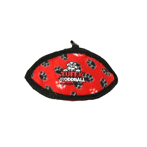 Tuffy’s Jr Odd Ball Dog Toy – Red Paws