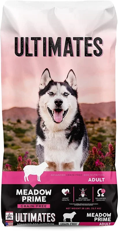 Ultimates Pro Pac Grain-Free Meadow Prime Lamb Meal Dry Dog Food – 28 Lbs