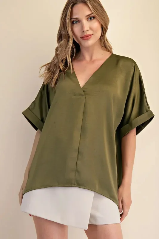 V-Neck Blouse