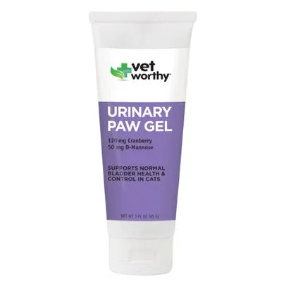 Vet Worthy First Aid Urinary Paw Gel Aid Cat Healthcare – 3 oz Gel Tube