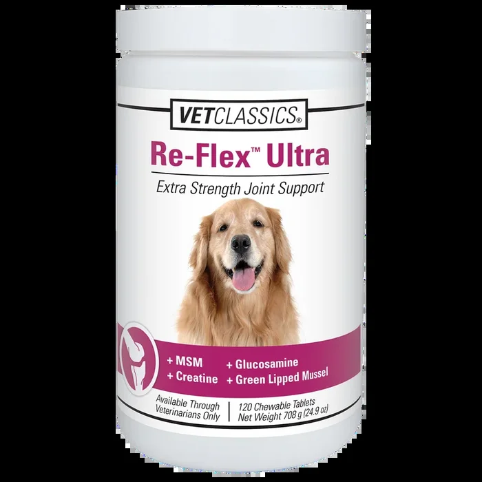 VetClassics Re-Flex Ultra Joint Support Chewable Tablets for Dogs