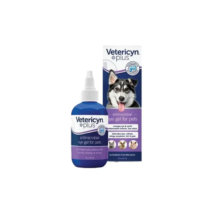 Vetericyn Plus Antimicrobial Eye Gel for Pets 3-oz