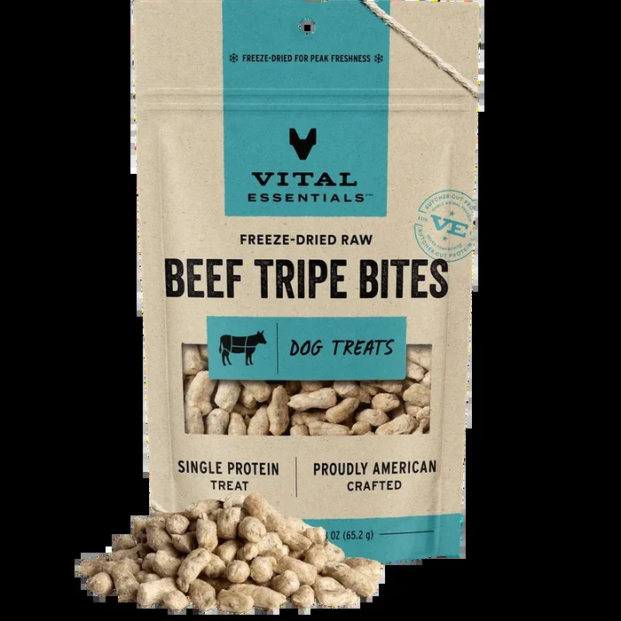 Vital Essentials | Beef Tripe Bites 2.3 oz